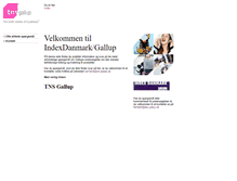 Tablet Screenshot of index.tns-gallup.dk